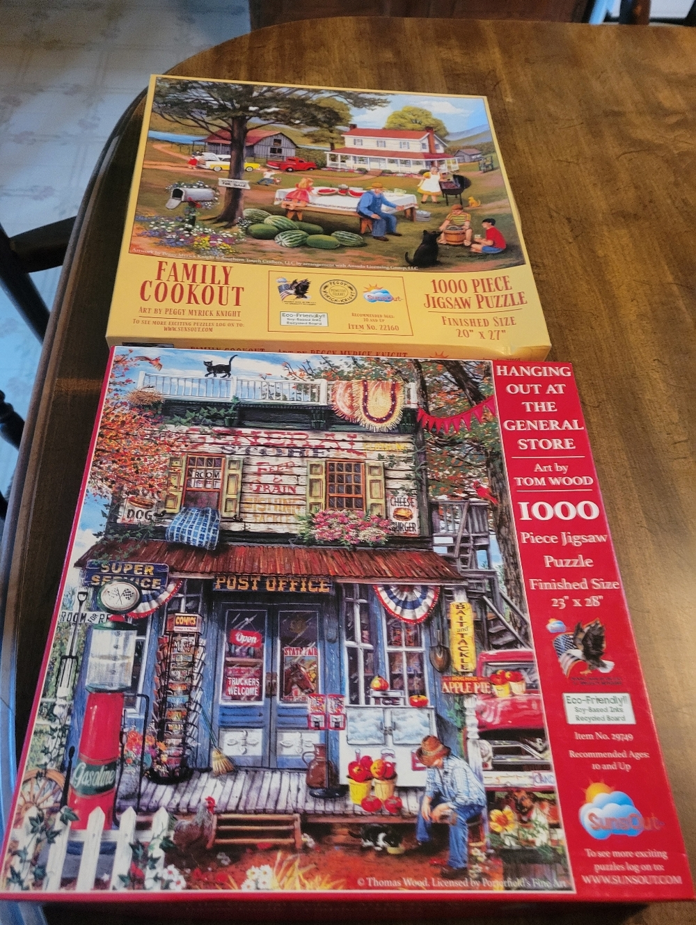 2 1000 PIECE JIGSAW PUZZLES